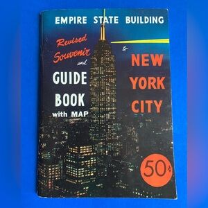 1954 New York City Guide Book